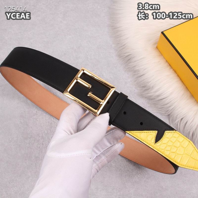 Fendi belt 38mmX100-125cm  8L20